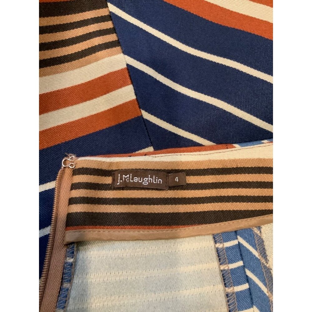 J. Mclaughlin Multicolor Striped Patterned Pencil… - image 7